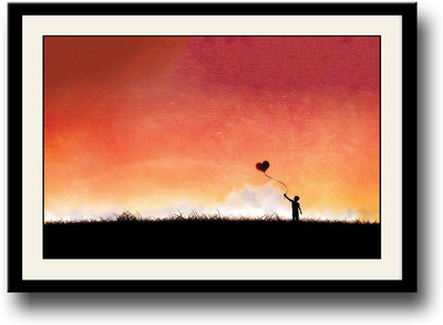 

Flying heart Fine Art Print(10 inch X 14 inch, Framed)