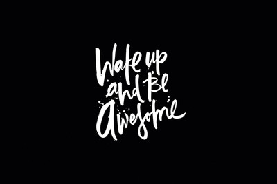 

QUOTE AWESOME 12X18 INCHES Fine Art Print(12 inch X 18 inch)