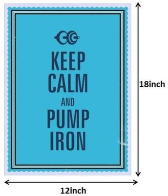 23% OFF on Seven Rays Keep Calm and Pump Iron Paper Print (Small) Paper Print(18 inch X 12 inch) 23% OFF on Seven Rays Keep Calm and Pump Iron Paper Print (Small) Paper Print(18 inch X 12 inch)