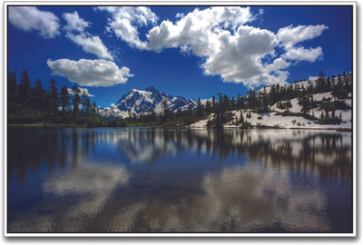 

Reflection of Sky on Water Amazing Paper Print(12 inch X 18 inch)