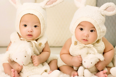 

Child's Love - Cute Babies (2) Paper Print(12 inch X 18 inch, Stretched)