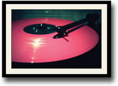

Retro Vinly record Fine Art Print(10 inch X 14 inch, Framed)