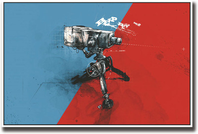 

Automatic artistic gun Fine Art Print(12 inch X 18 inch, Rolled)