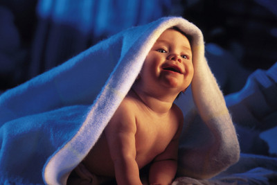 

Child'S Love - Smiling Baby (7) Paper Print(12 inch X 18 inch, Streched)
