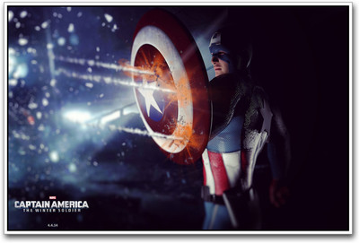 

Captain America winter soldier Paper Print(12 inch X 18 inch)
