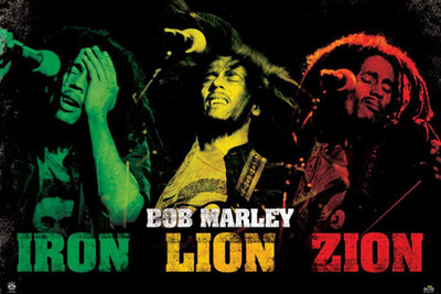 

Posterhouzz Bob Marley Iron Lion Zion Poster Paper Print(18 inch X 12 inch, Rolled)