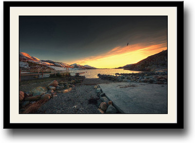 

Beautiful Lake Fine Art Print(10 inch X 14 inch, Framed)