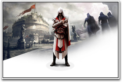 Ezio In Assassins Creed Brotherhood Stunning Paper Print 12