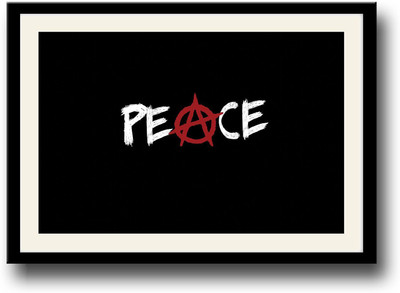 

Peace and Anarchy Fine Art Print(10 inch X 14 inch, Framed)