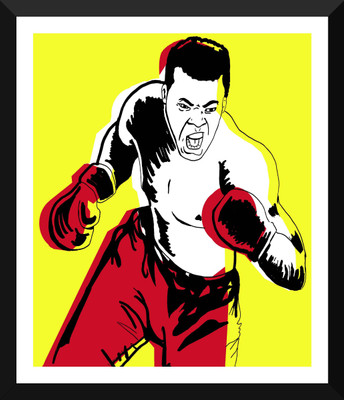 

Pop Art - Muhammad Ali - Premium Quality A3 Size Framed Poster Paper Print(17 inch X 12 inch, Framed)