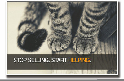 

Posterhouzz Stop selling start helping Fine Art Print(12 inch X 18 inch, Rolled)