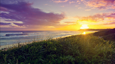 

Beach Sunrise Nature Poster Paper Print(12 inch X 18 inch, Rolled)