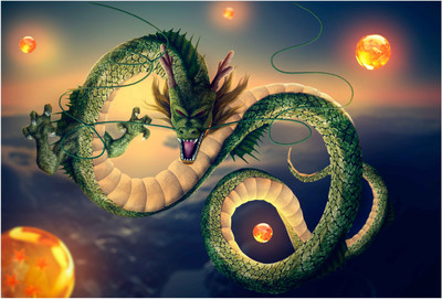 

Shenlong_Dragon Balls Paper Print(13 inch X 19 inch, Rolled)