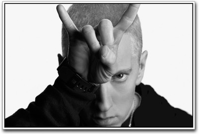 

Eminem Horns Paper Print(12 inch X 18 inch)