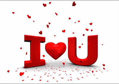 

Posterhouzz I Love U Paper Print(12 inch X 18 inch, Rolled)