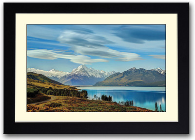 

South Island New Zealand Fine Art Print(14 inch X 20 inch, Framed)