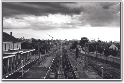 

Train Station Paper Print(12 inch X 18 inch)