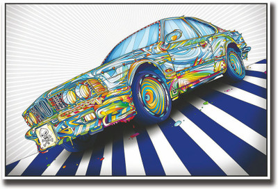 

Colourful Car Fine Art Print(12 inch X 18 inch, Rolled)