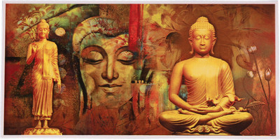 

Textured Art Gautam Buddha Fine Print Unframed Poster Fine Art Print(20 inch X 40 inch, Rolled)