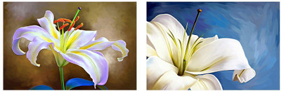 

Art Factory Floral Painting Canvas Art(24 inch X 36 inch, Rolled)