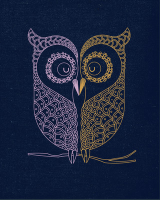 

Tallenge - Gift for Valentine's Day - Owl Love - A3 Size Premium Quality Rolled Poster Paper Print(16.5 inch X 11.7 inch, Rolled)