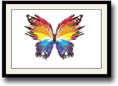 

Beautiful colorful butterfly Fine Art Print(10 inch X 14 inch, Framed)