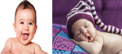 

Cute Baby Poster 2 Pcs Poster Smiling New Born Infant Child love Wall Decor 2 Pcs Combo Photographic Paper(12 inch X 18 inch)
