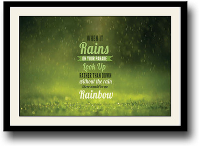 

Rainbow inspirational Fine Art Print(10 inch X 14 inch, Framed)
