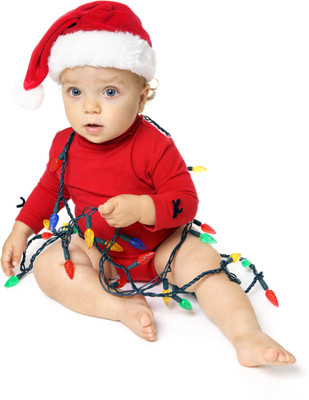 

Child's Love - Cute Christmas child Paper Print(18 inch X 12 inch, Streched)