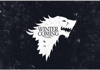 

Posterhouzz Winter Is Coming Paper Print(12 inch X 18 inch, Rolled)