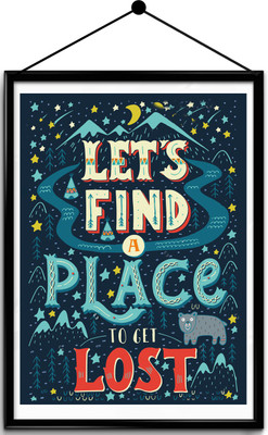 Motivational quote framed posters Paper Print(16.5 inch X 13.7 inch, Framed)
