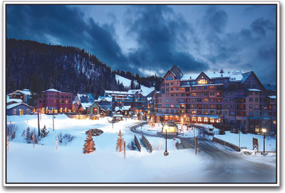 

Snow Covered Town Paper Print(12 inch X 18 inch)