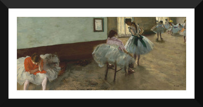 

Tallenge - The Dance Lesson by Edgar Degas - Framed A3 Size Poster Paper Print(17 inch X 12 inch)