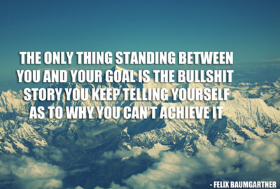 

Posterhouzz The Only Thing Between You And Your Goal - Motivational Poster Paper Print(12 inch X 18 inch, Rolled)