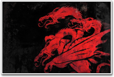 

Game of Thrones House Targaryen Paper Print(12 inch X 18 inch)