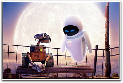 

Wall E in Bench Paper Print(12 inch X 18 inch)