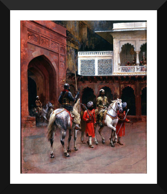 

Tallenge Modern Masters Collection - Indian Prince, Palace of Agra by Edwin Lord Weeks - Premium Quality A3 Size Framed Poster Paper Print(17 inch X 12 inch, Framed)
