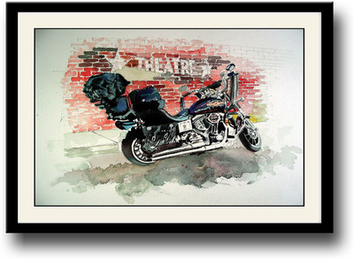

Artistic Bike AFP0480 Fine Art Print(10 inch X 14 inch, Framed)