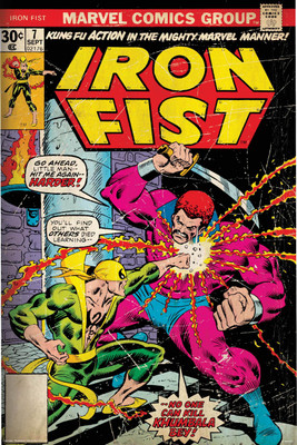 

Iron Fist-harder poster (Officially Licensed) Paper Print(36 inch X 24 inch, Rolled)