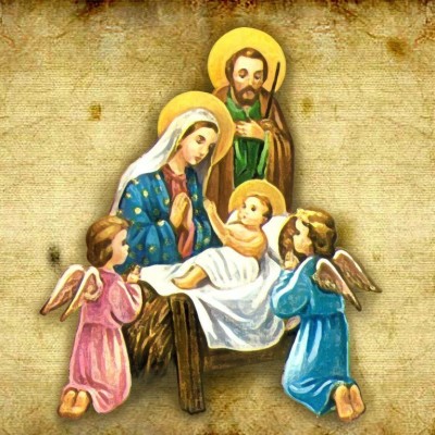 

Tallenge Christmas Collection - Nativity Art - Framed Photo Print For Gifting And Home And Office Décor On Photographic Paper(12 inch X 12 inch, Framed)