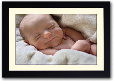 

Cute Newborn Smiling Fine Art Print(14 inch X 20 inch, Framed)