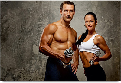 

Body Builder Couples Paper Print(12 inch X 18 inch, Stacked)