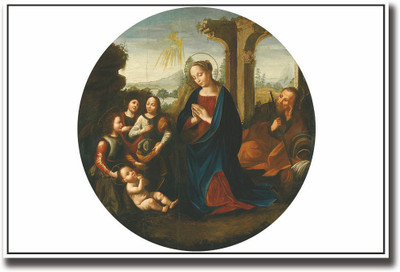 

Vintage Jesus painting Fine Art Print(12 inch X 18 inch, Rolled)