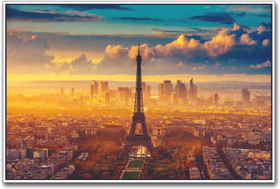 

Eiffel Tower Paris View Paper Print(12 inch X 18 inch)