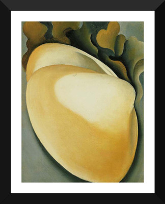 

Tallenge Modern Masters Collection - Tan Clam Shell By Georgia O'Keeffe - Premium Quality A3 Size Framed Poster Paper Print(17 inch X 12 inch, Framed)