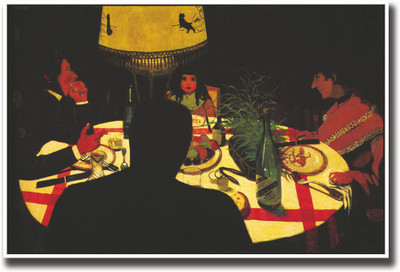 

Vintage dinner art Fine Art Print(12 inch X 18 inch, Rolled)