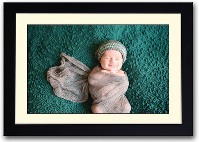 

Smiling Baby Wrapped In Cloth Fine Art Print(14 inch X 20 inch, Framed)