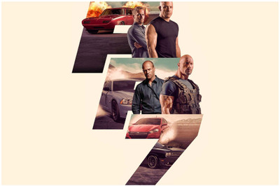 Fast And Furious Four Main Actors Paper Print(12 inch X 18 inch, Rolled)