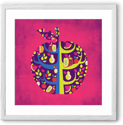 

Square Apple Fine Art Print(24 inch X 24 inch, Framed)