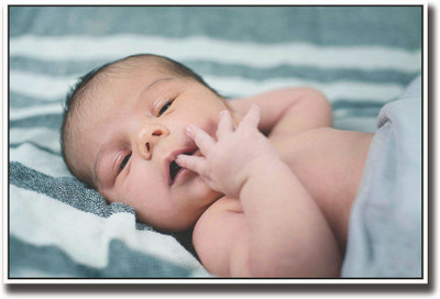 

Finger in mouth baby Fine Art Print(12 inch X 18 inch, Rolled)